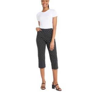 Realsize Women’s Black Geo Millennium Capris Size XXL